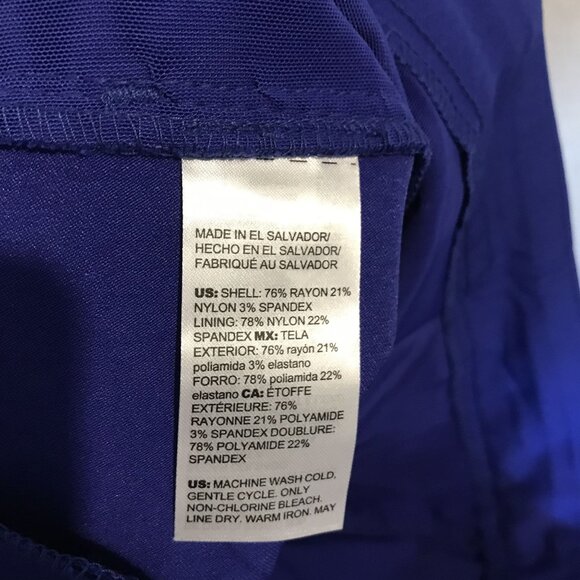 Chicos So Slimming Brigitte Blue Wide Leg Pants Womens 14T  (2.5T) - Picture 6 of 11